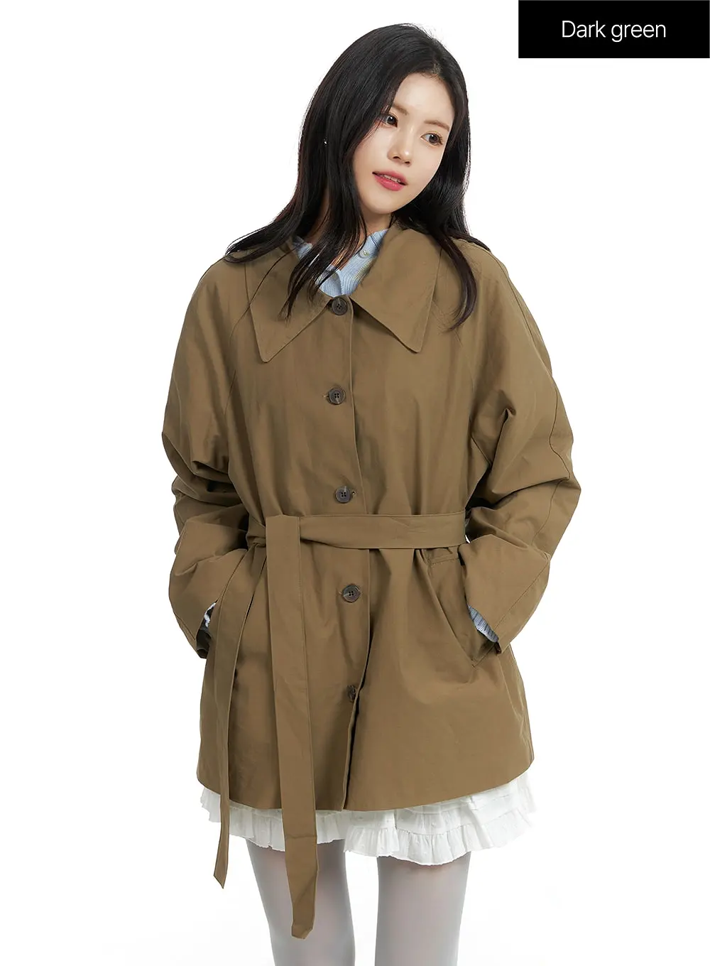 Short Trench Coat OF408