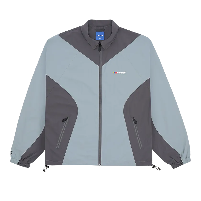 SQUAD JACKET ANTHRACITE / LIGHT BLUE