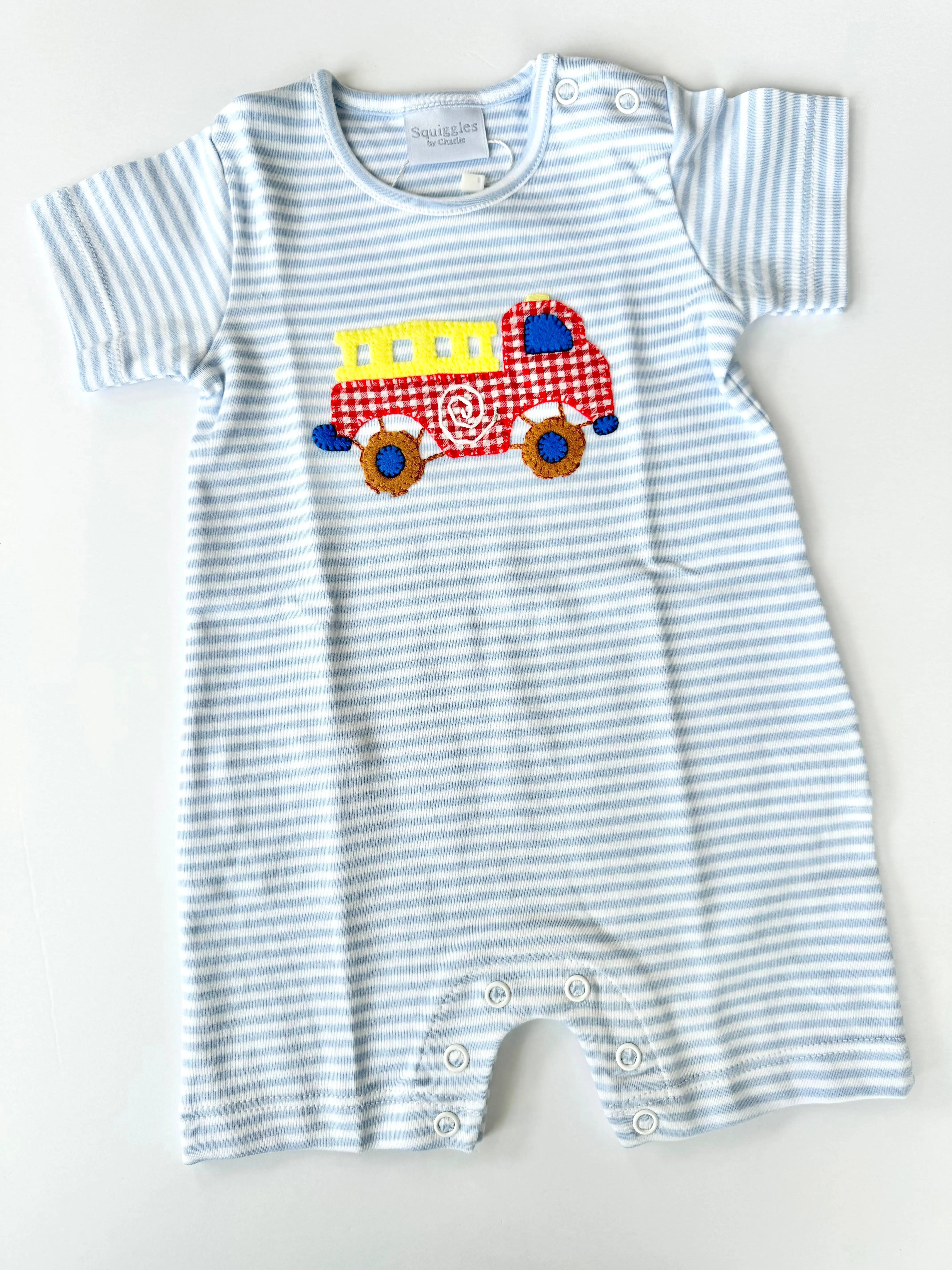 Squiggles - Romper - Fire Truck