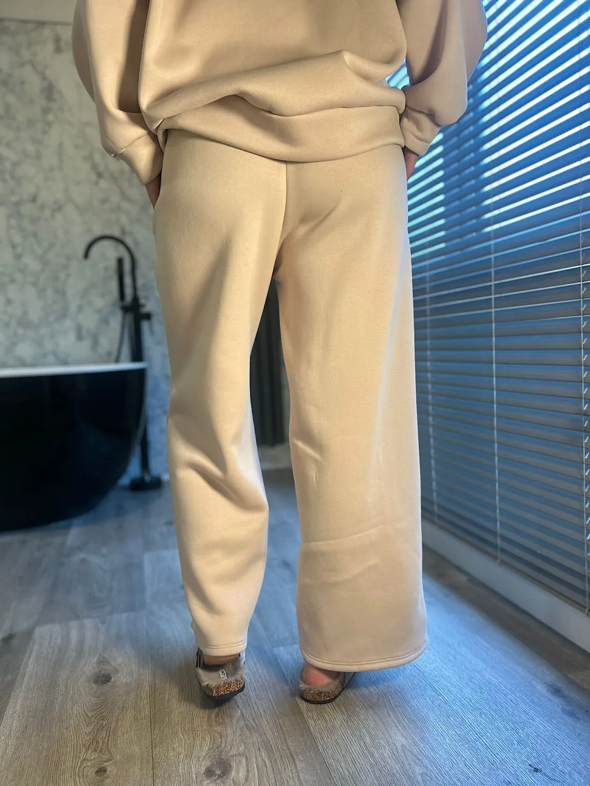 Stone Reverse Seam Jogger Set