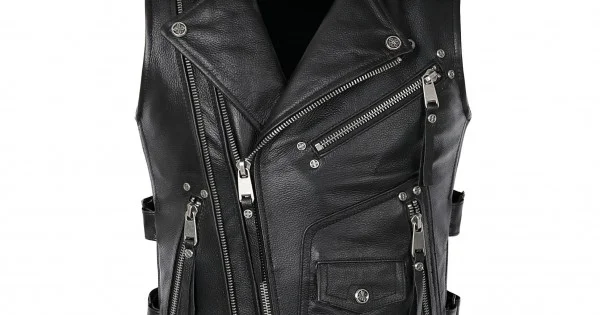 Stylish Leather Waistcoat