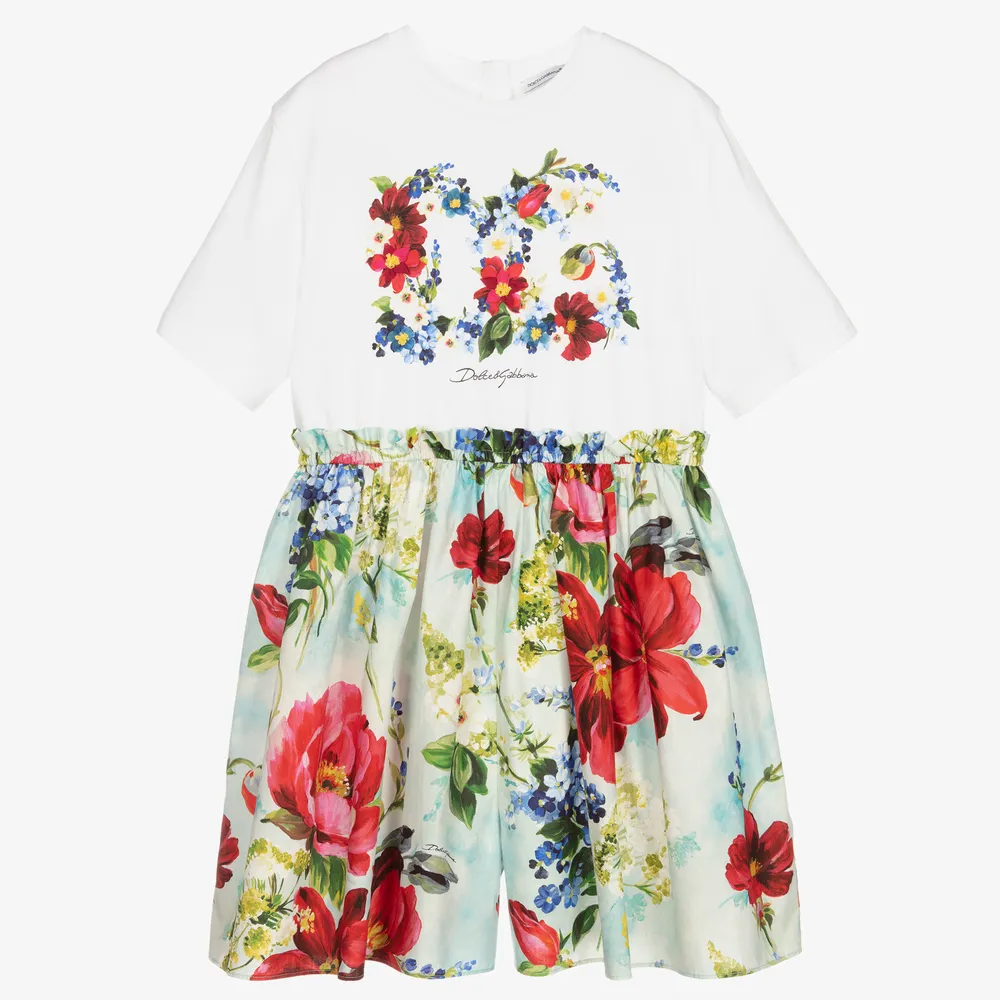 Teen Garden Print Playsuit