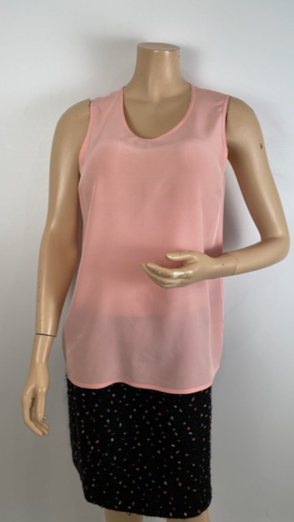 Vintage Chanel Pink Camisole Shell Blouse US 8/10