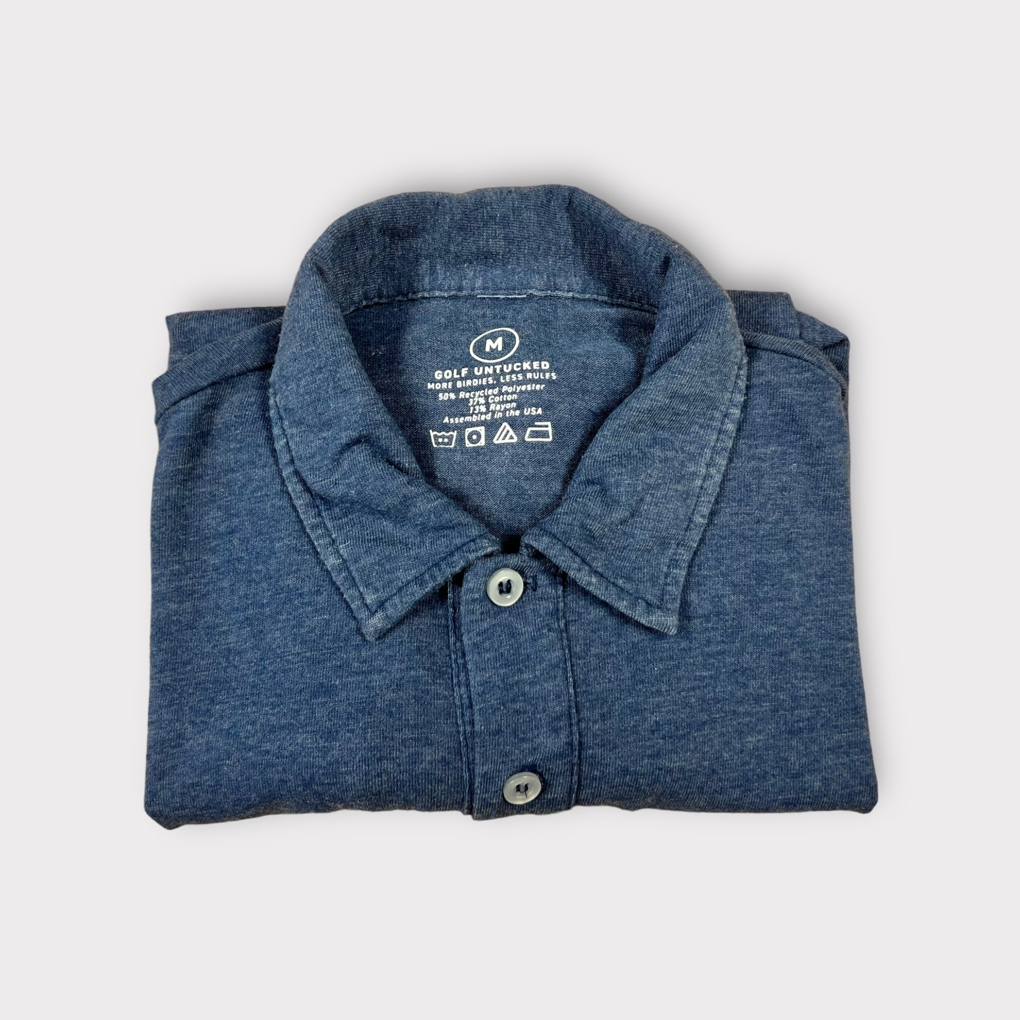 Vintage Comfort Polo- Navy