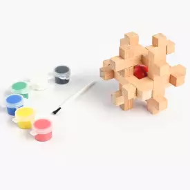 Wooden Puzzle Paint Set